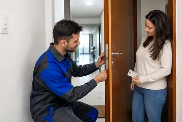 Chaveiro abrindo uma porta em Imperatriz com ferramentas especializadas.